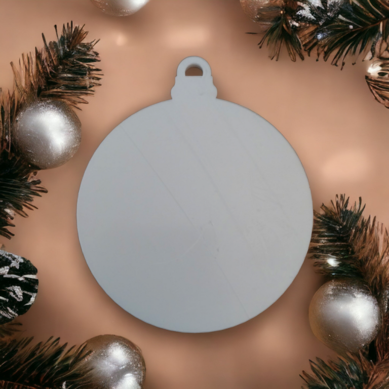 Christmas Bauble 8cm Round