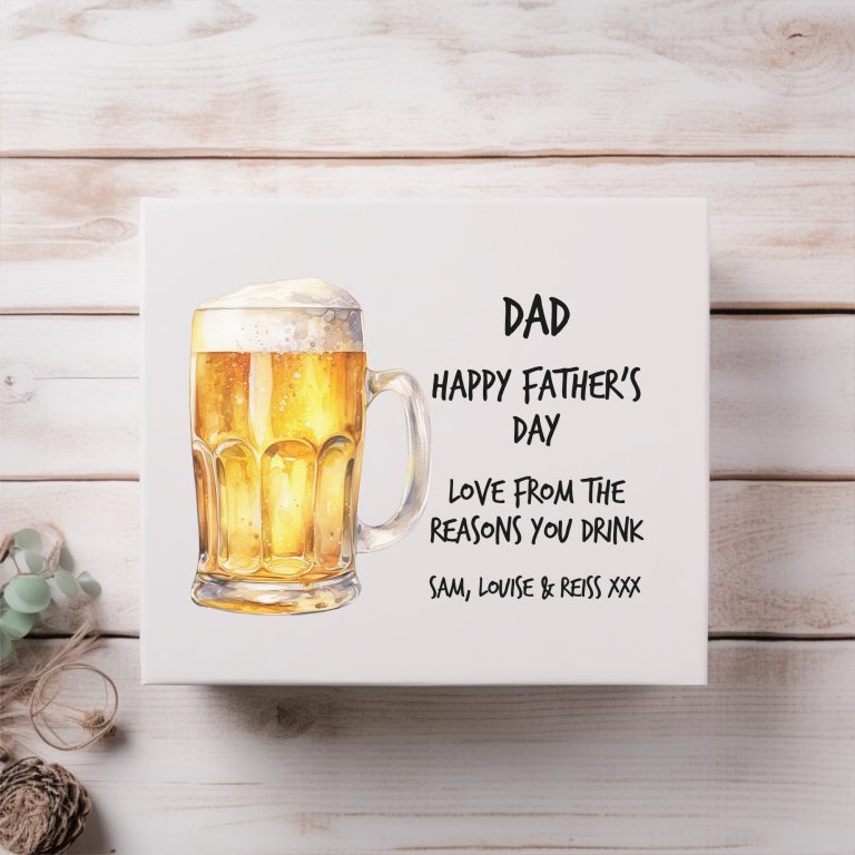 Personalised Reason You Drink Magnetic Box