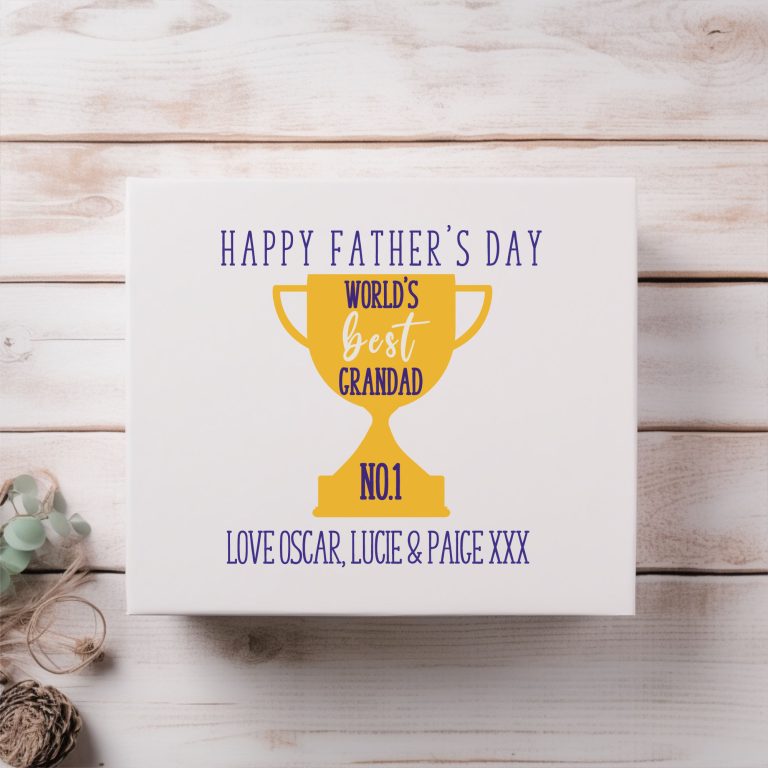 Personalised Trophy - Worlds Best Magnetic Box