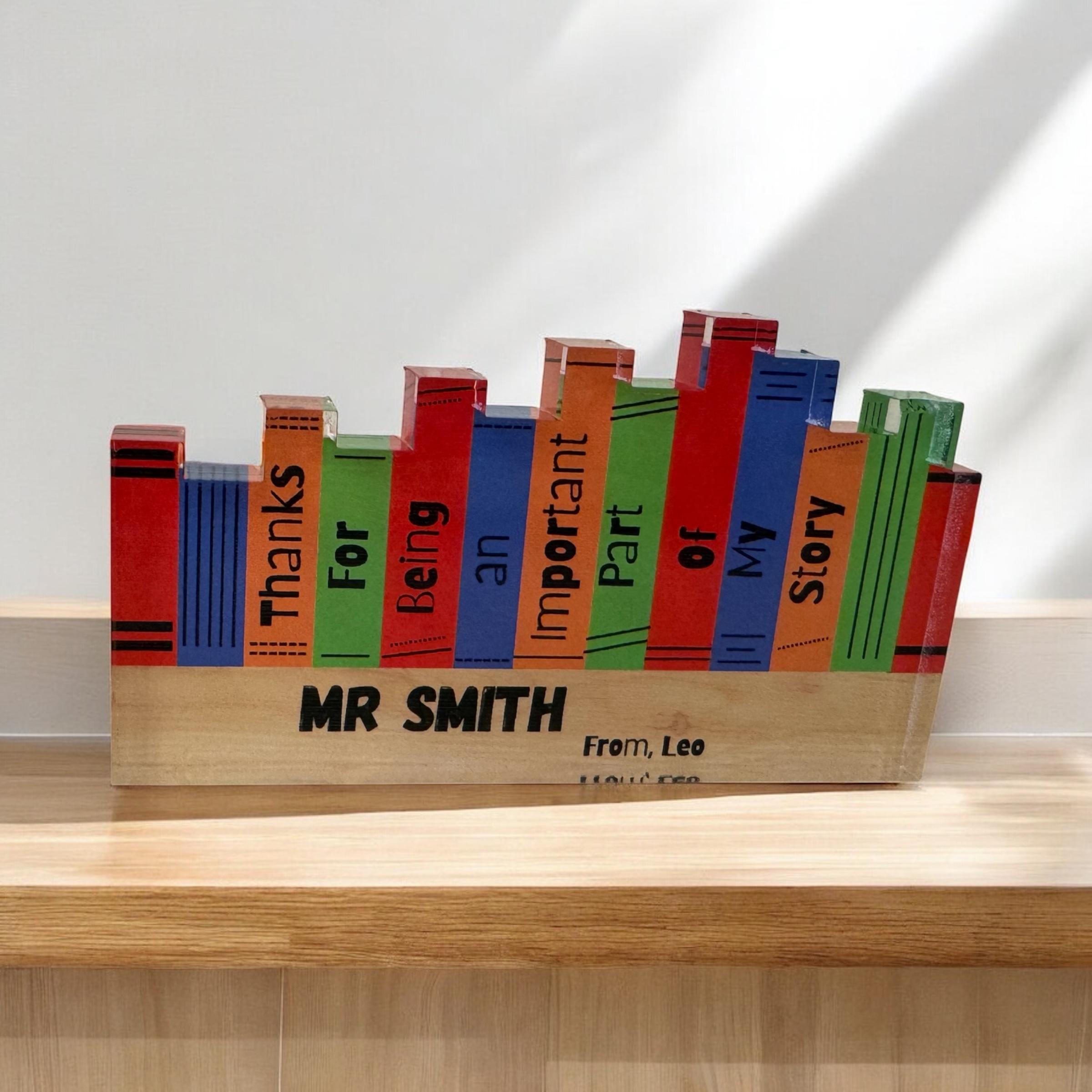 Teacher freestanding book case